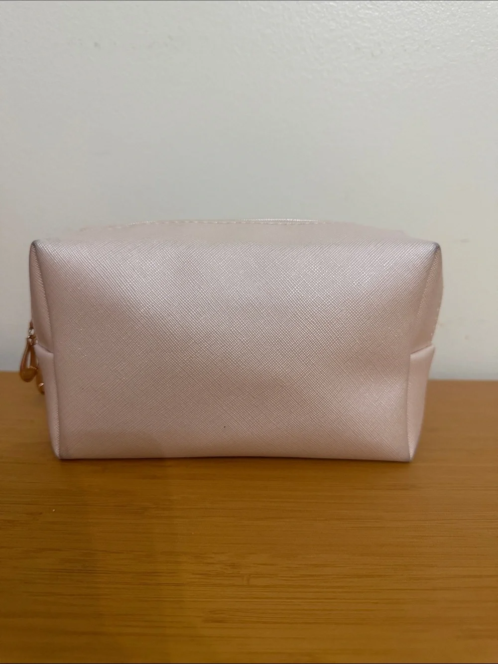 Light Pink Pouch Travel Makeup Bag Multipurpose Cosmetic